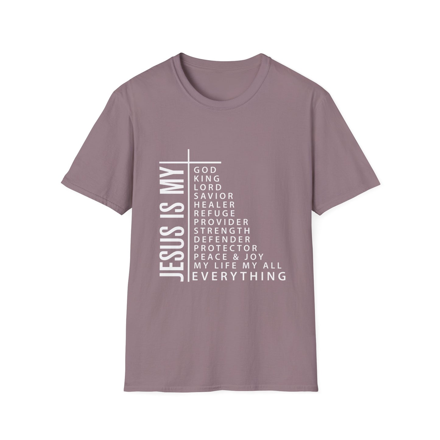 Jesus is My Women's Relaxed/Plus Tshirt (White Logo) - Sweet Baby Jeez Teez