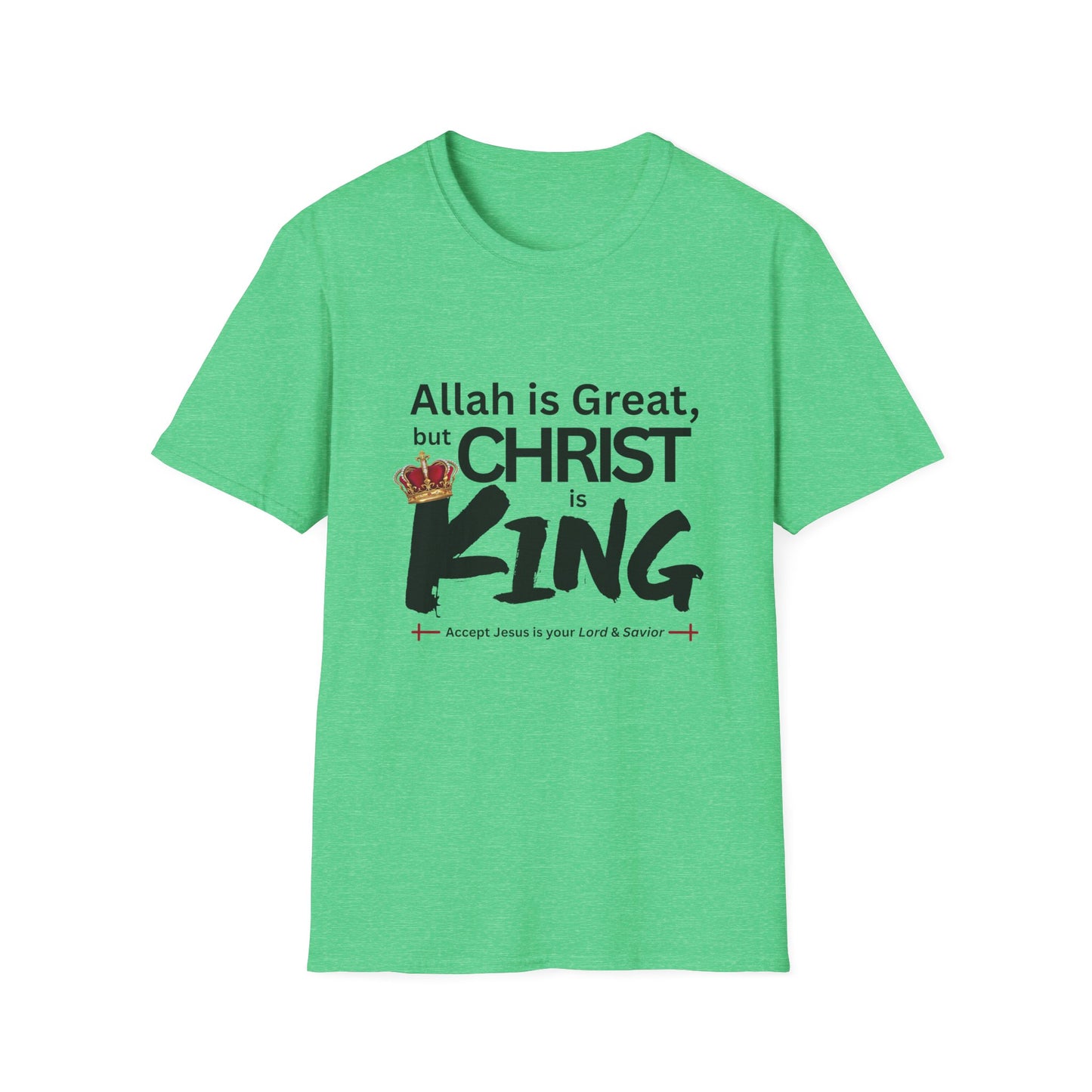 Christ is King Unisex T-shirt (Great Logo) - Sweet Baby Jeez Teez