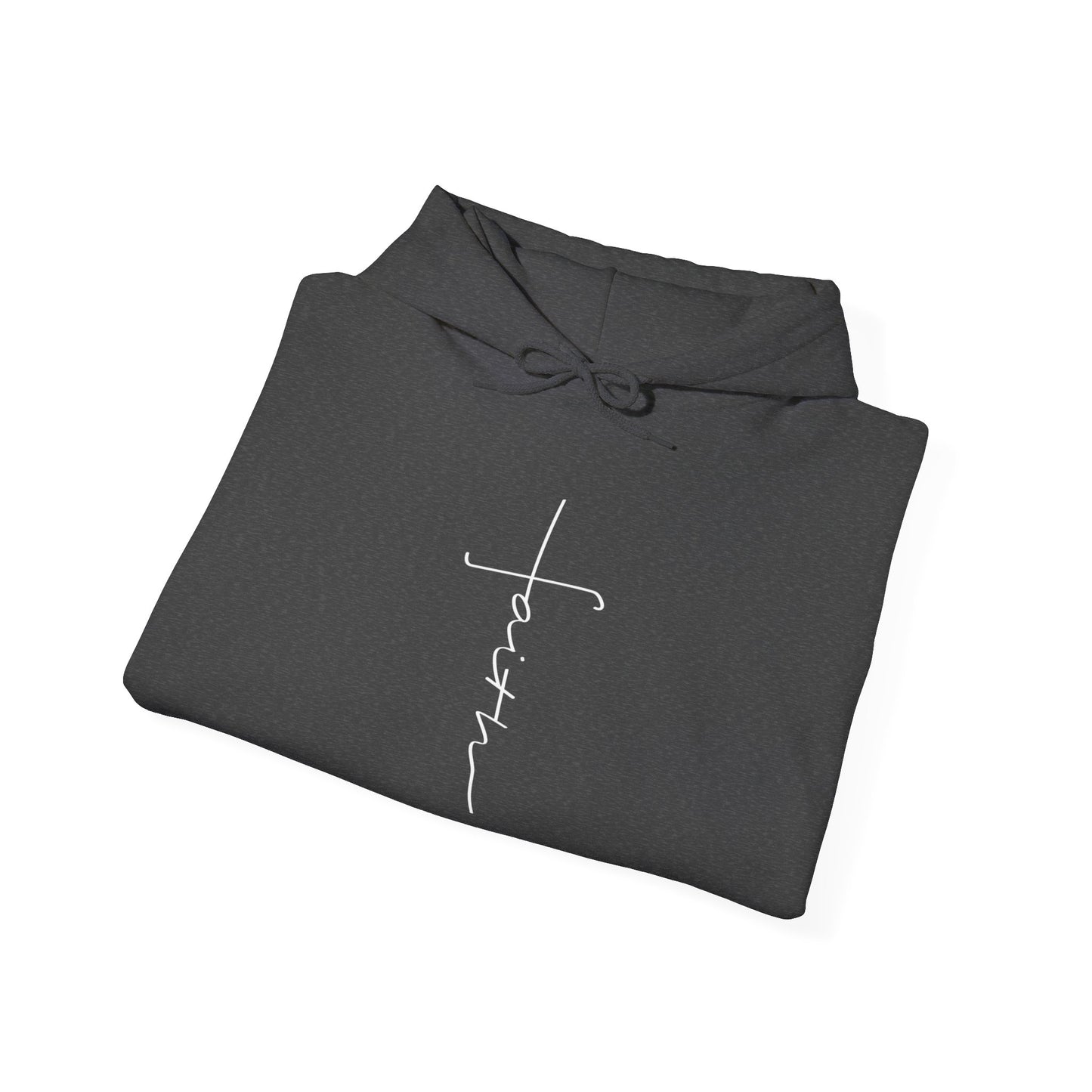 Cross Made From Faith Women's Hoodie (White) - Sweet Baby Jeez Teez