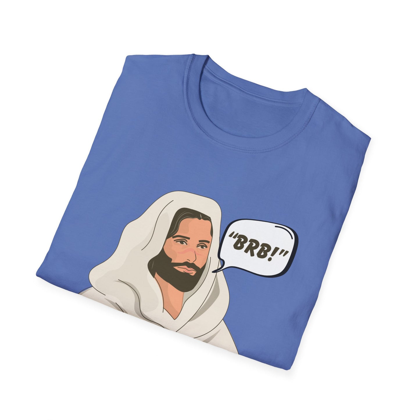 "BRB" Be Right Back Women's Relaxed/Plus Tshirt (Cartoon Logo) - Sweet Baby Jeez Teez