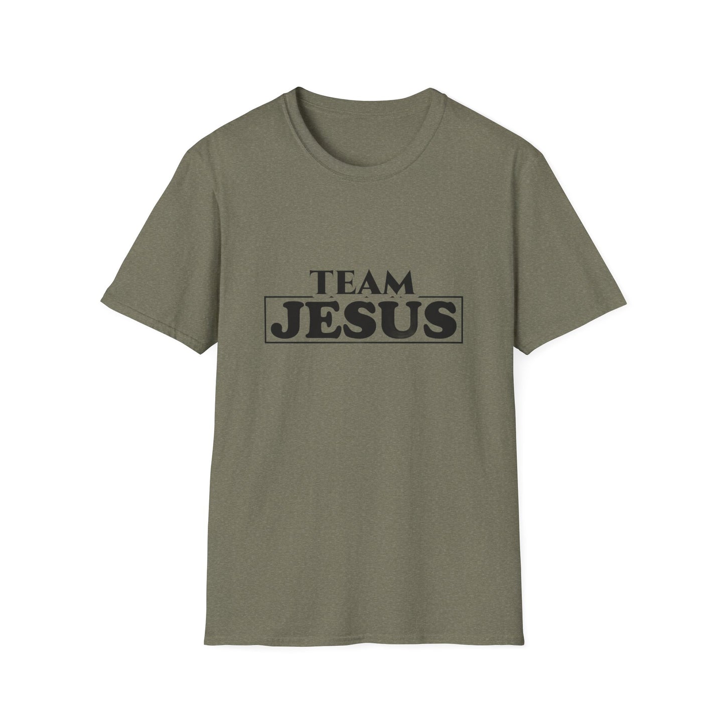 Team Jesus Men's Tshirt (Black Logo) - Sweet Baby Jeez Teez
