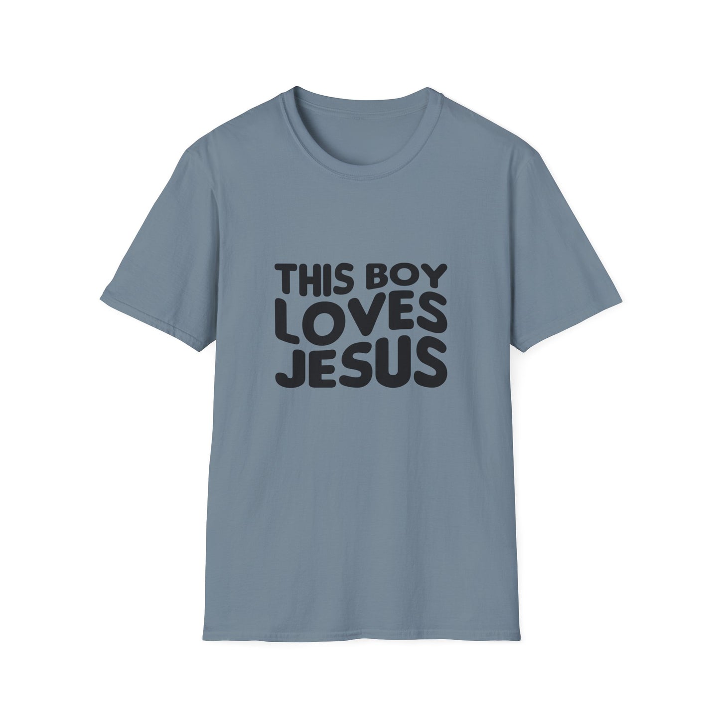 This Boy Loves Jesus Men's Tshirt - Sweet Baby Jeez Teez