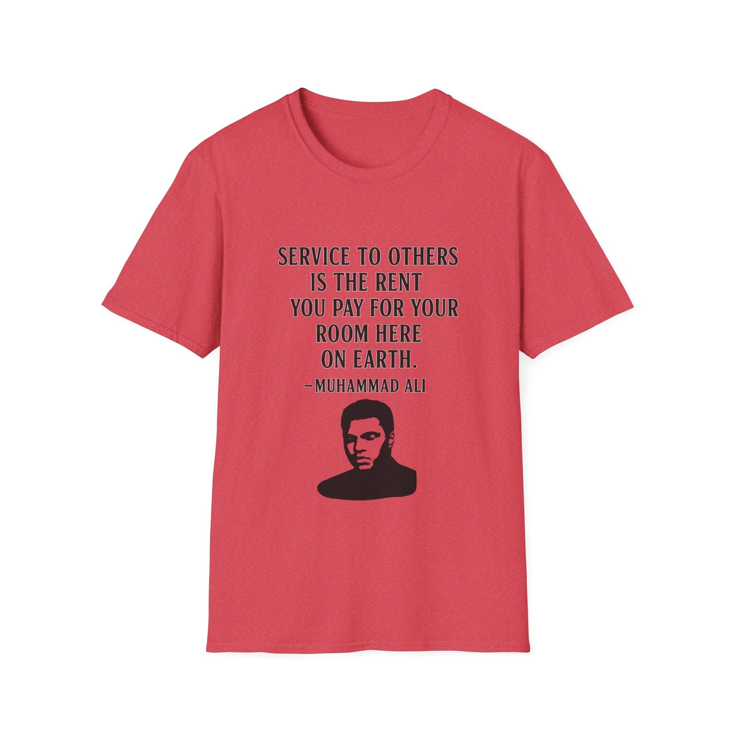 "Service to Others" Ali Unisex Softstyle Tshirt (IM Logo)