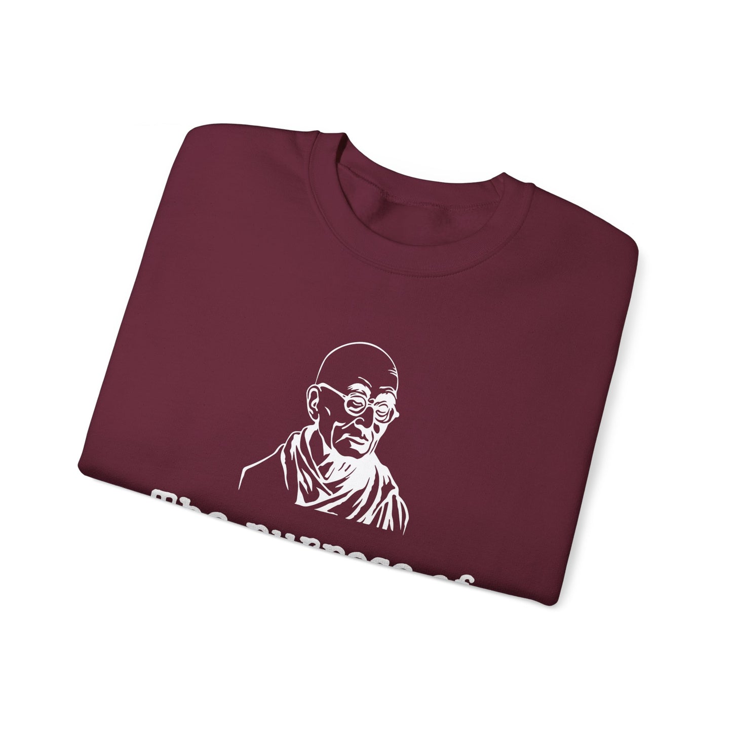 Purpose of Life Womens Relaxed Sweatshirt (IW White Logo) - Sweet Baby Jeez Teez