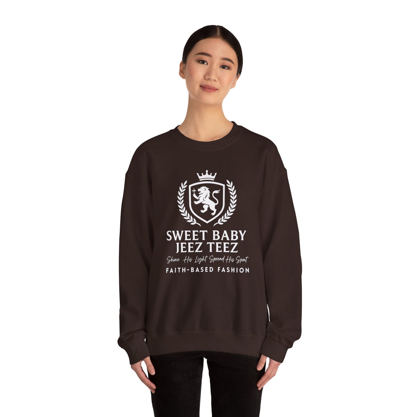 Sweet Baby Jeez Teez Faith-Based Fashion Sweatshirt