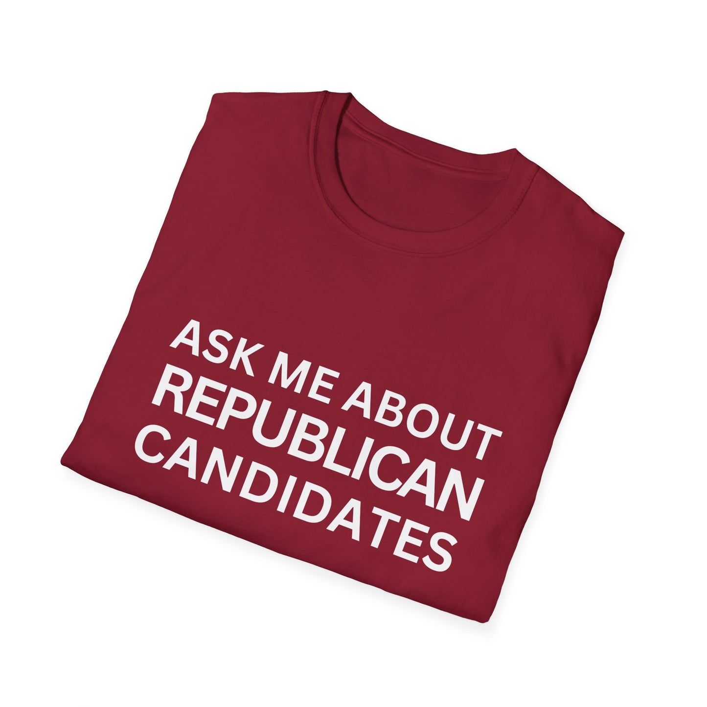 Ask Me Unisex Relaxed Tshirt (White Logo) - Sweet Baby Jeez Teez
