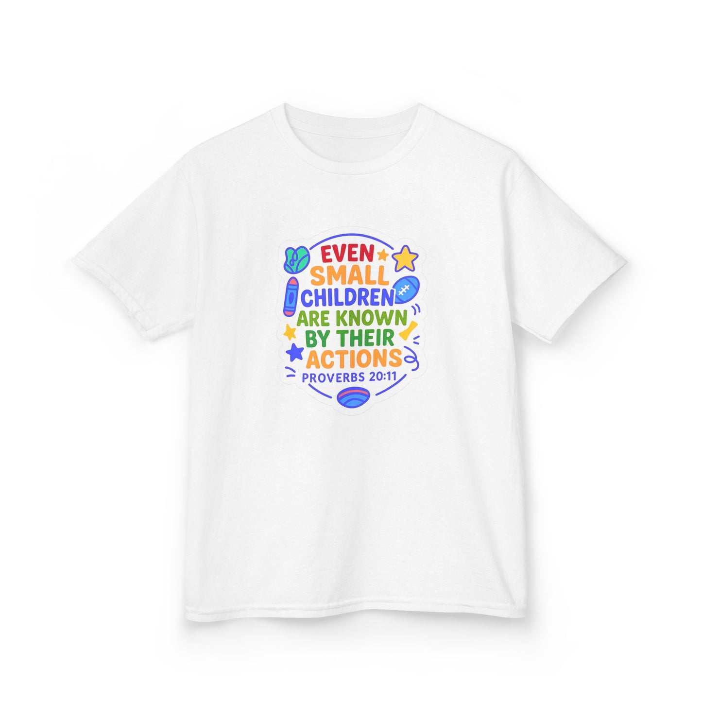 "Even Small Children" Christian Kid's Bible Verse Tshirt