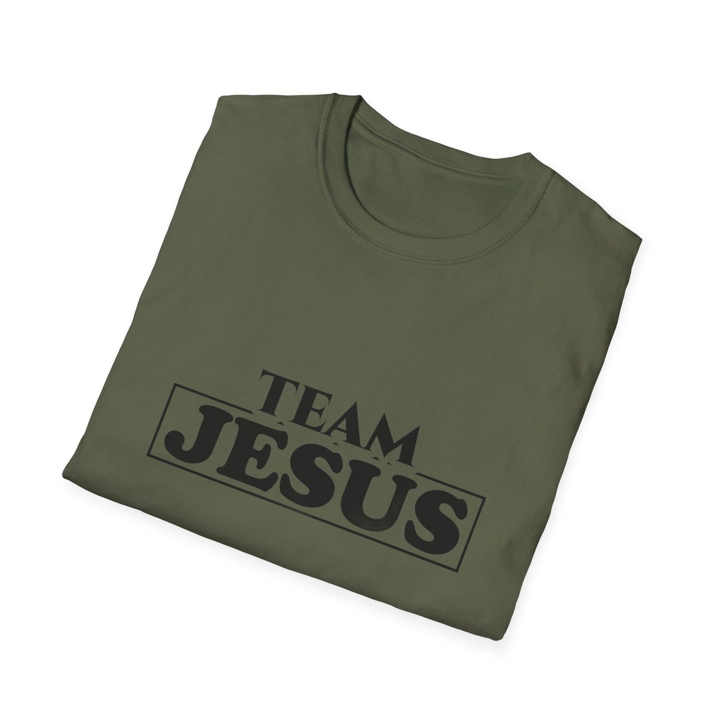 Team Jesus Men's Tshirt (Black Logo) - Sweet Baby Jeez Teez
