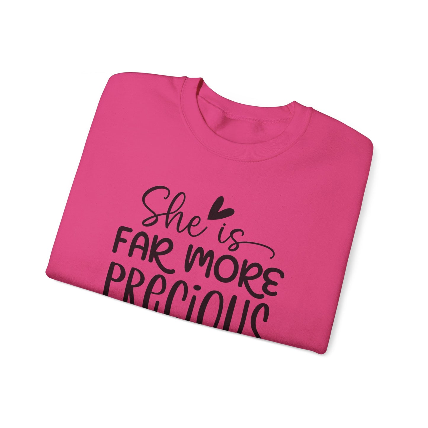 Far More Precious Women's Relaxed Sweatshirt - Sweet Baby Jeez Teez