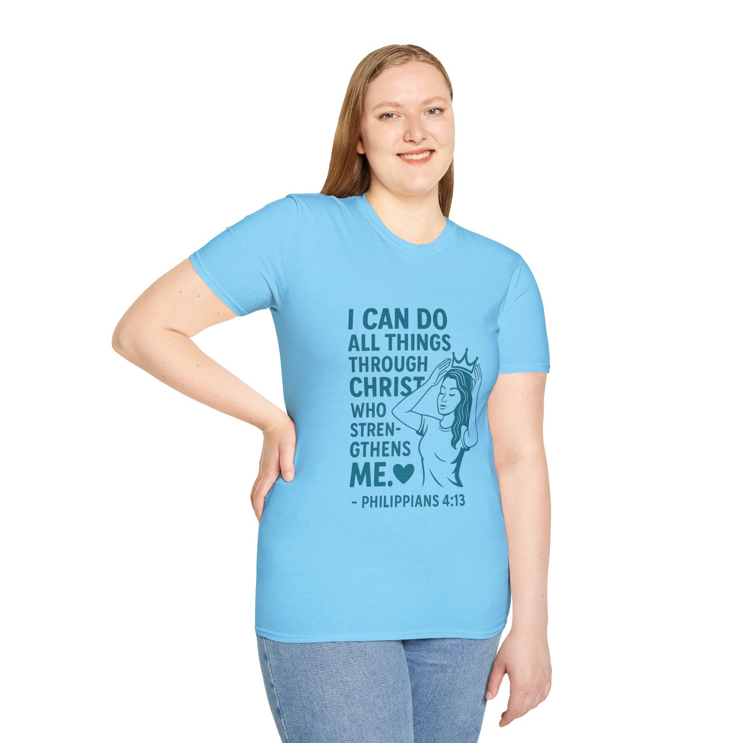 "I Can Do" Bible Verse Women's Relaxed T-Shirt
