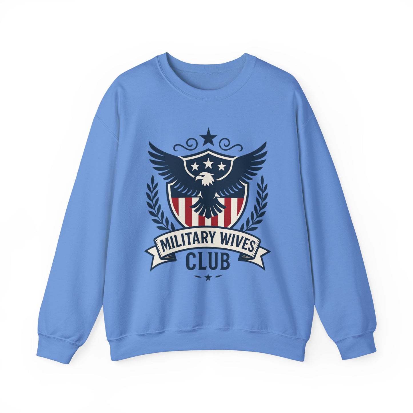 Military Moms Wives Club Relaxed Crewneck Sweatshirt