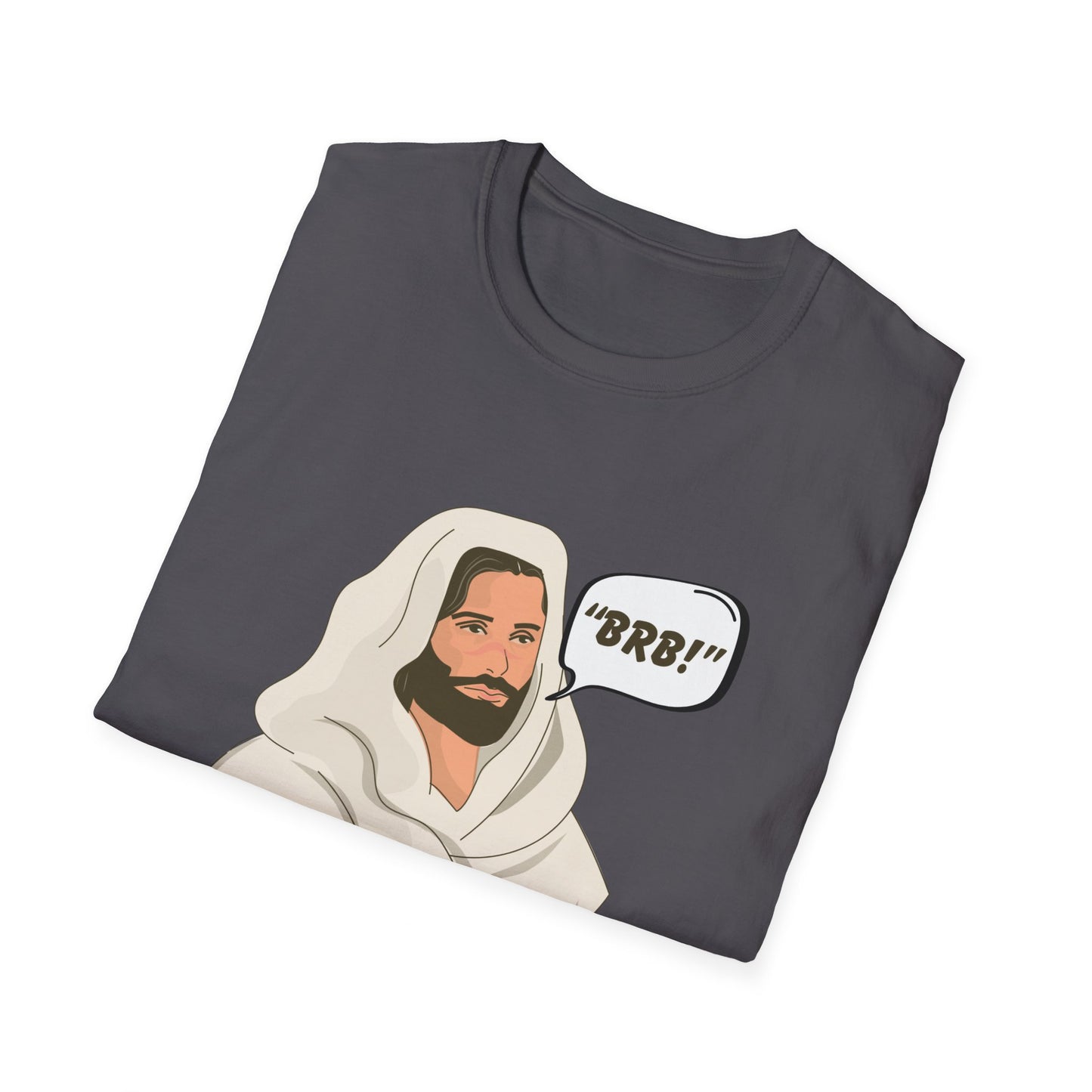 "BRB" Men's Tshirt (Cartoon Logo) - Sweet Baby Jeez Teez