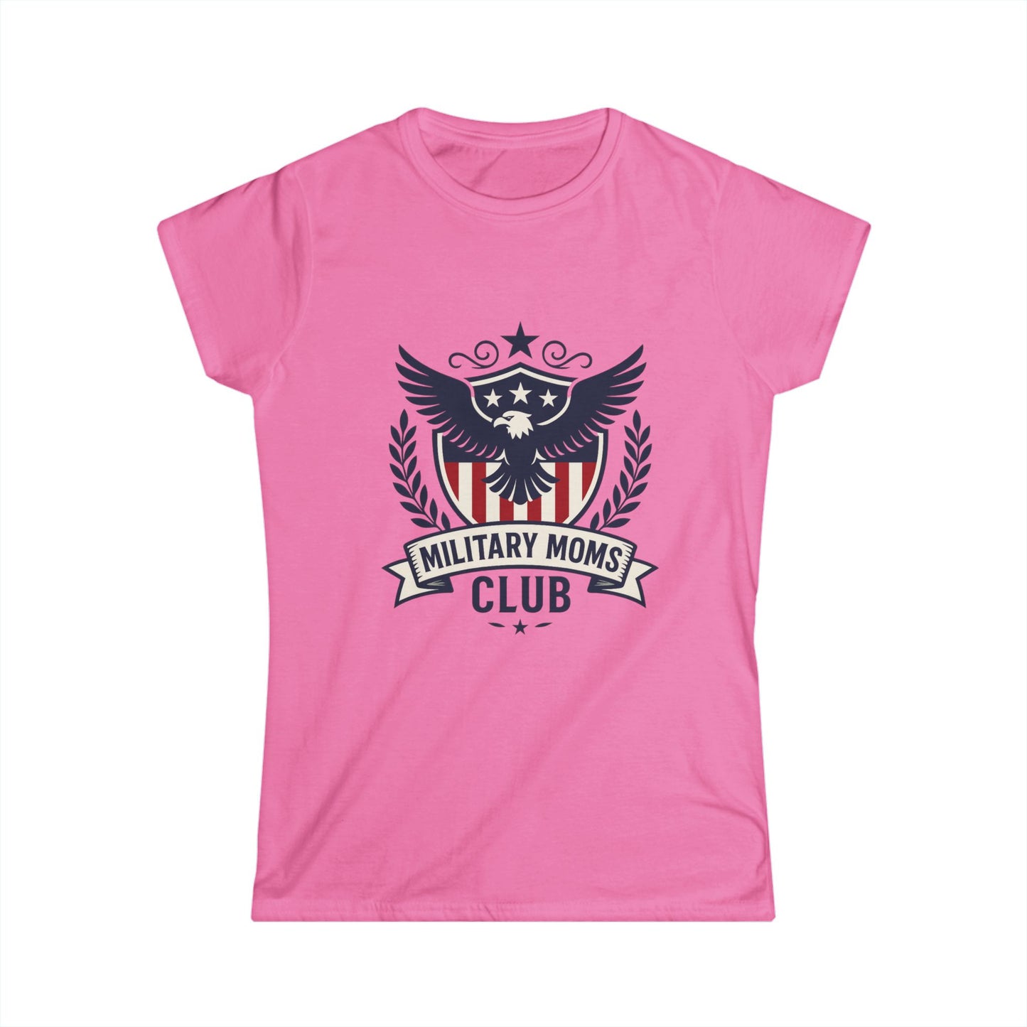 Military Moms Club Women's Softstyle Fitted Tshirt - Sweet Baby Jeez Teez