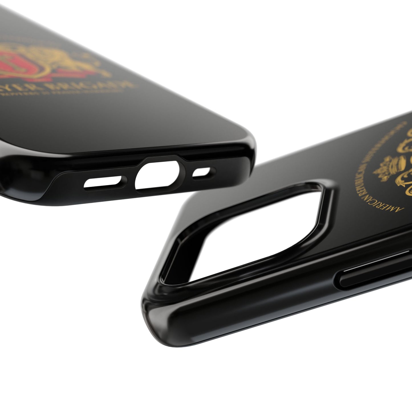 ARS Prayer Brigade Tough Phone Case (Black with Gold/Red Logo)