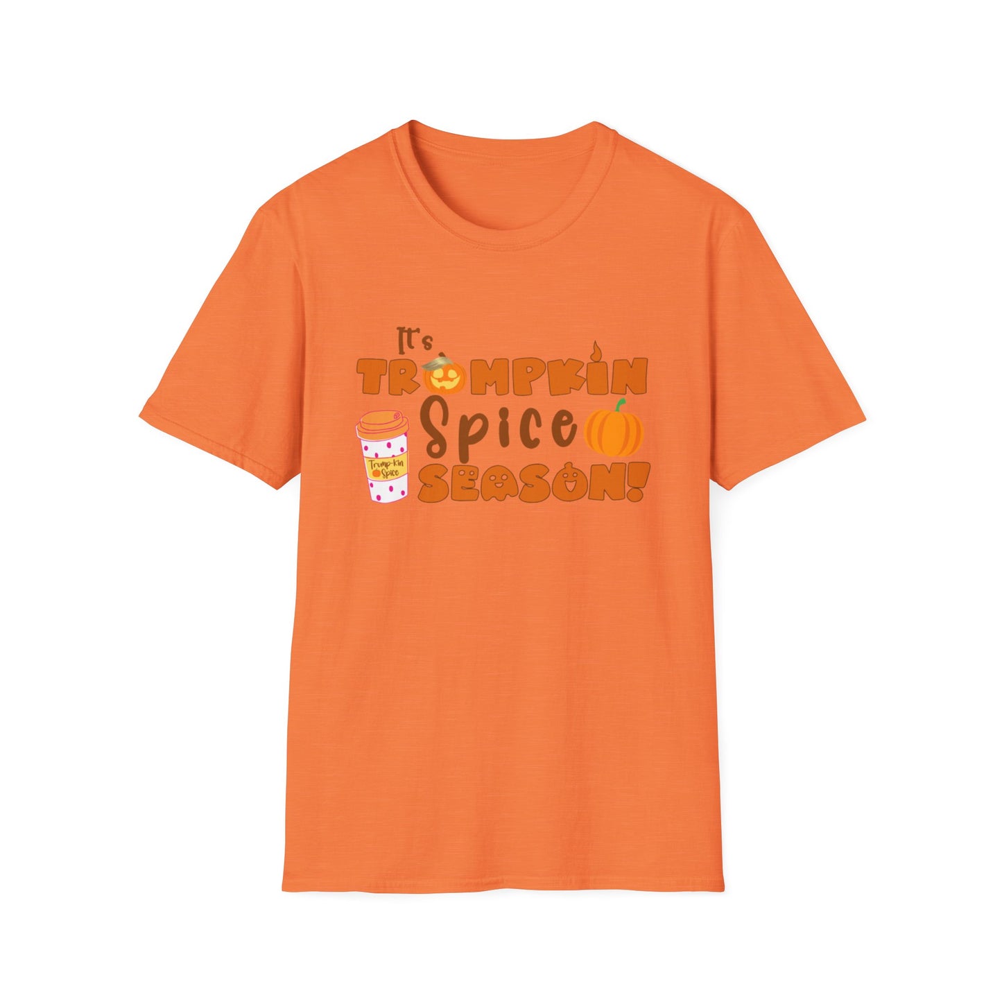 TRUMPkin Spice Ladies T-shirt (Fall Logo) - Sweet Baby Jeez Teez