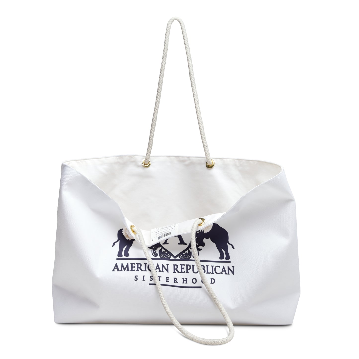 ARS Black Plum Logo Weekender Bag
