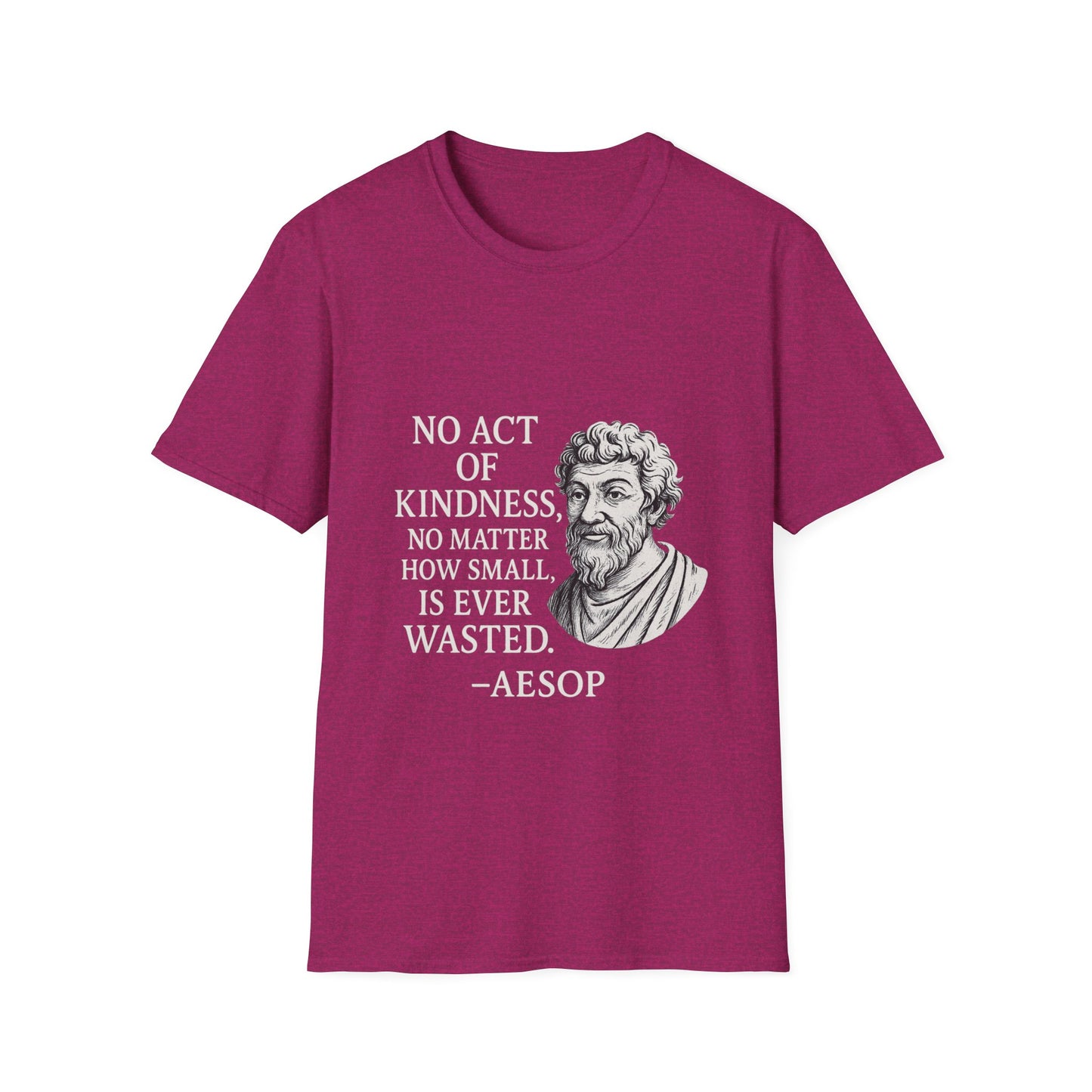 "Act of Kindness" Aesop Unisex Softstyle T-Shirt (IM Logo)