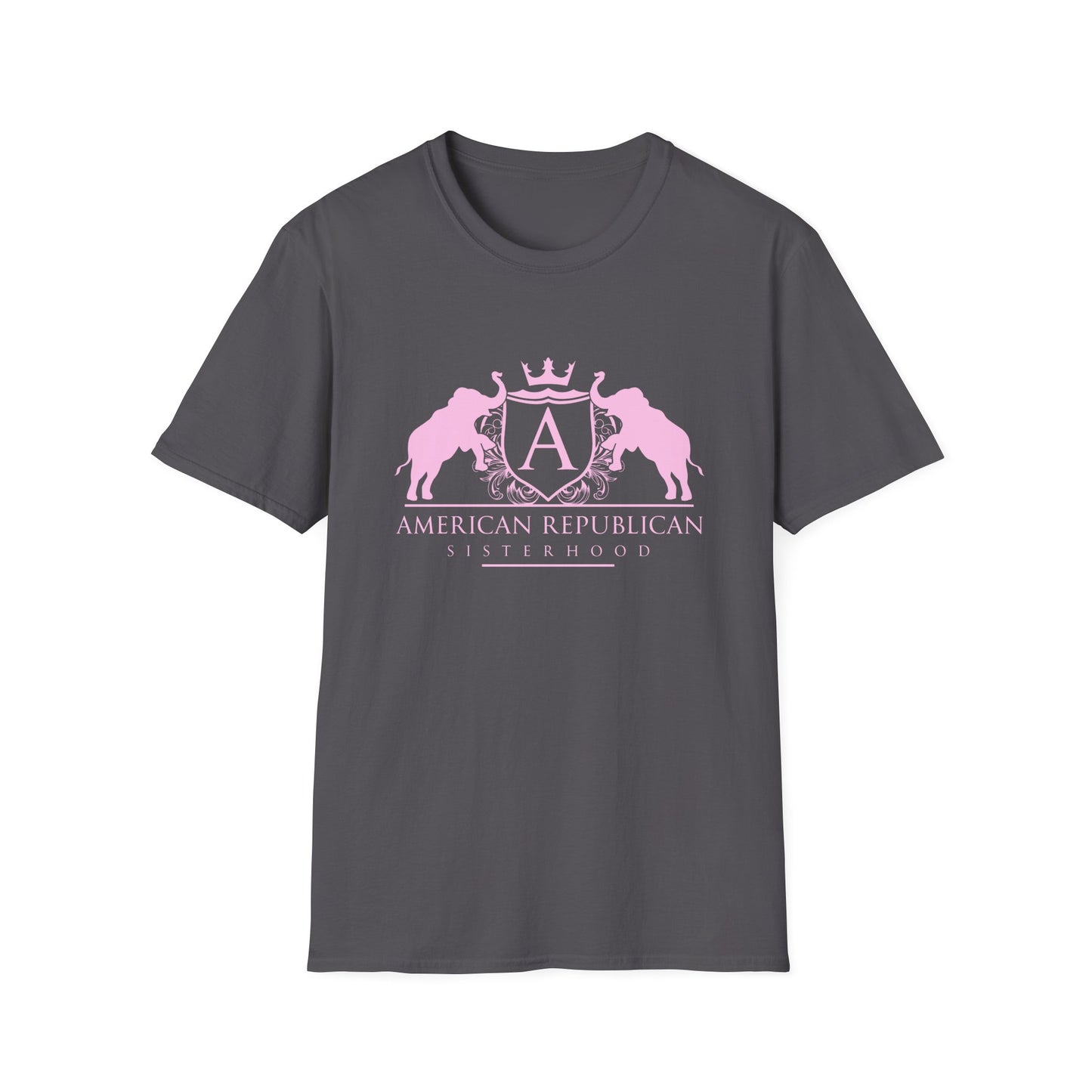ARS Logo Women's Relaxed/Plus Tshirt (ARS - Baby Pink Logo)