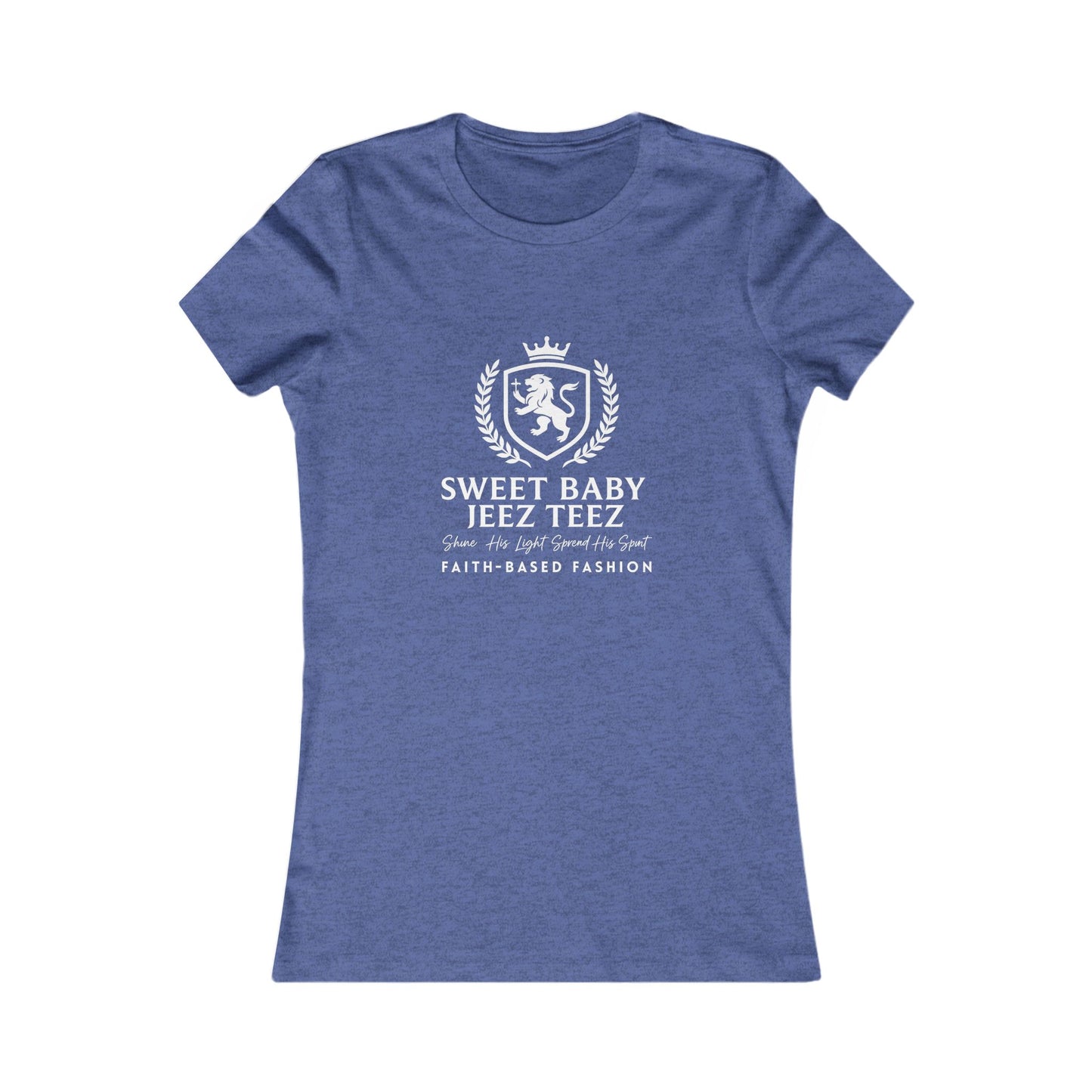 Sweet Baby Jeez Teez Faith-Based Fashion Very Fitted Women's Tshirt