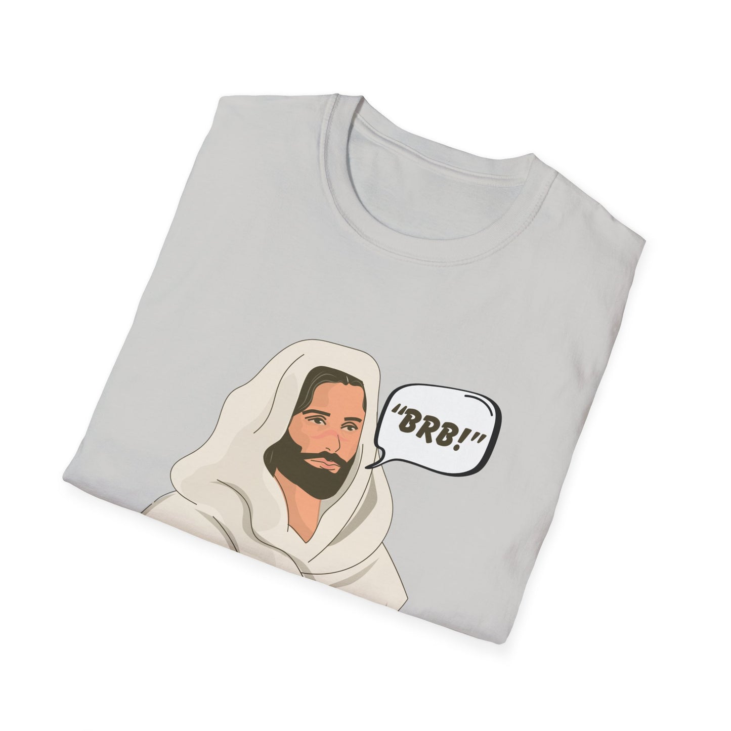 "BRB" Men's Tshirt (Cartoon Logo) - Sweet Baby Jeez Teez