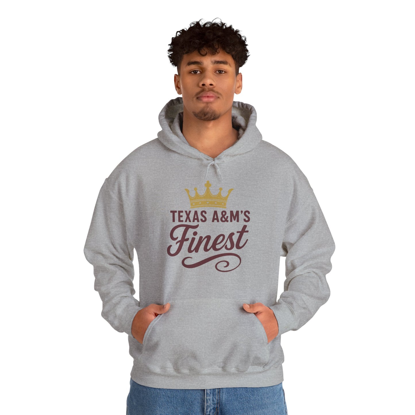 Texas A&M's Finest Unisex Heavy Blend Hoodie - Sweet Baby Jeez Teez