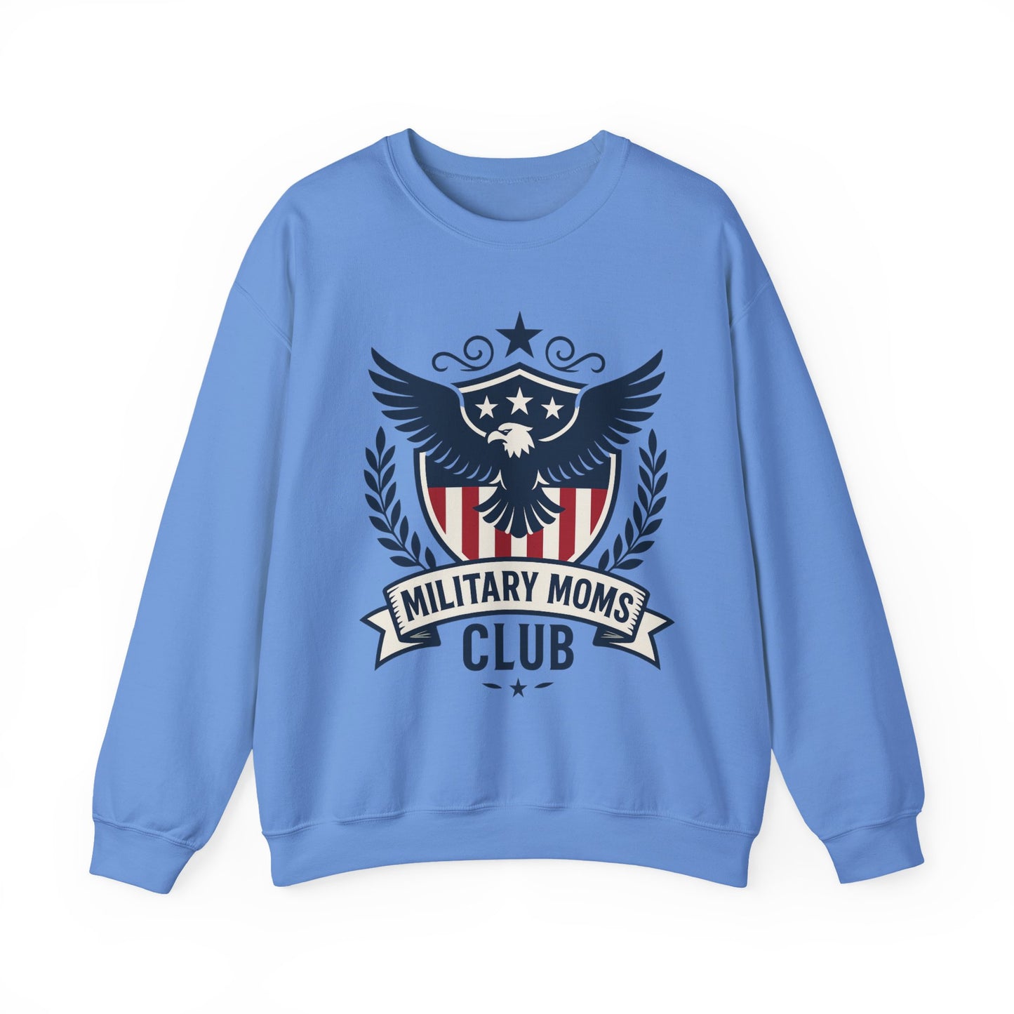 Military Moms Club Relaxed Crewneck Sweatshirt - Sweet Baby Jeez Teez