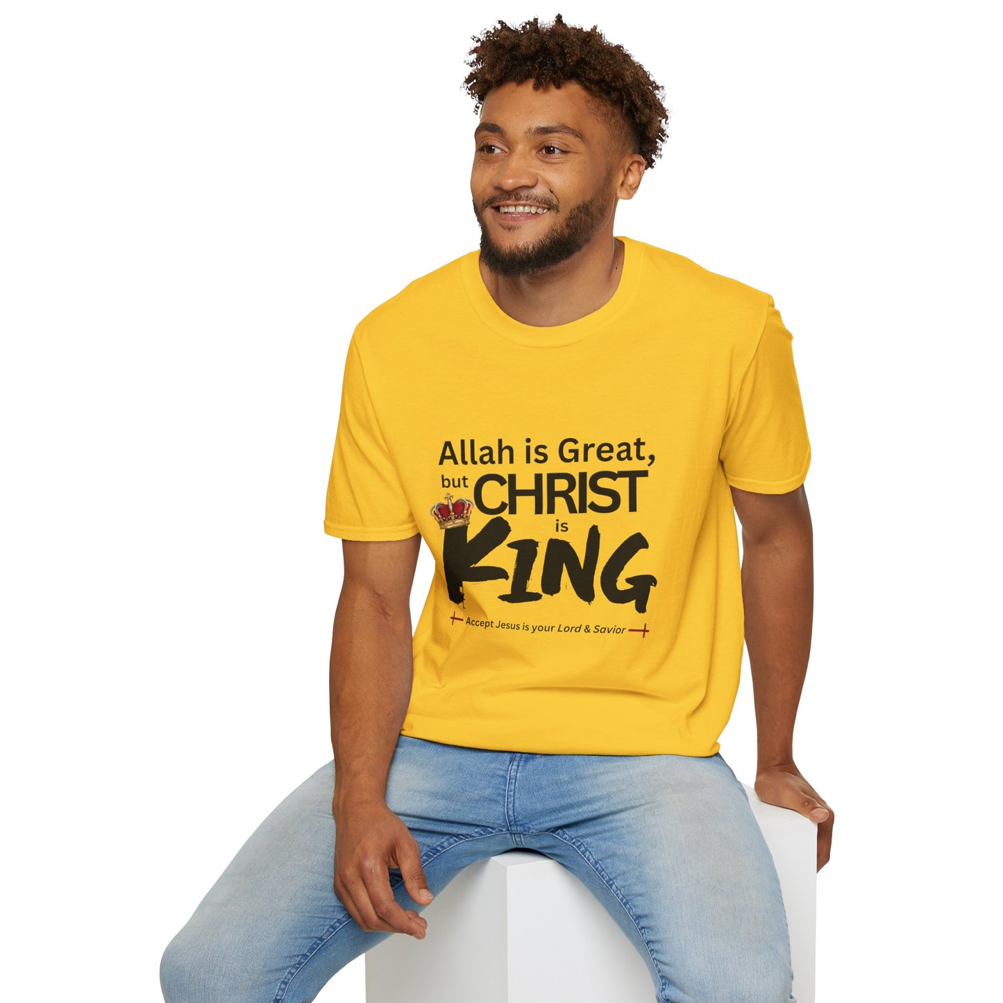 Christ is King Unisex T-shirt (Great Logo) - Sweet Baby Jeez Teez