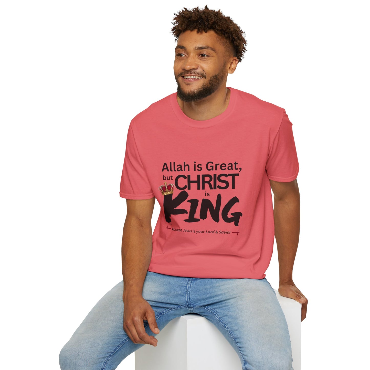 Christ is King Unisex T-shirt (Great Logo) - Sweet Baby Jeez Teez