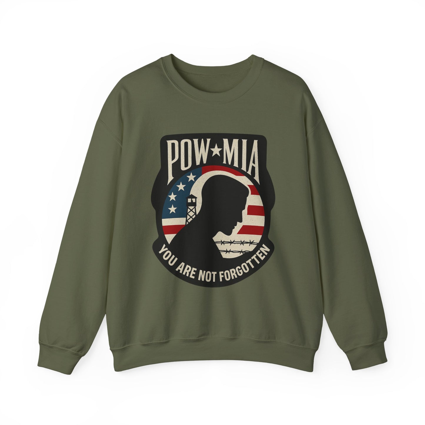 "POW-MIA You are not Forgotten" Military Tribute Unisex Sweatshirt
