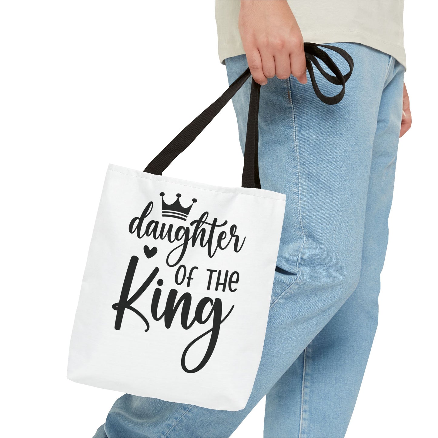 Daughter of the King Tote Bag - Sweet Baby Jeez Teez