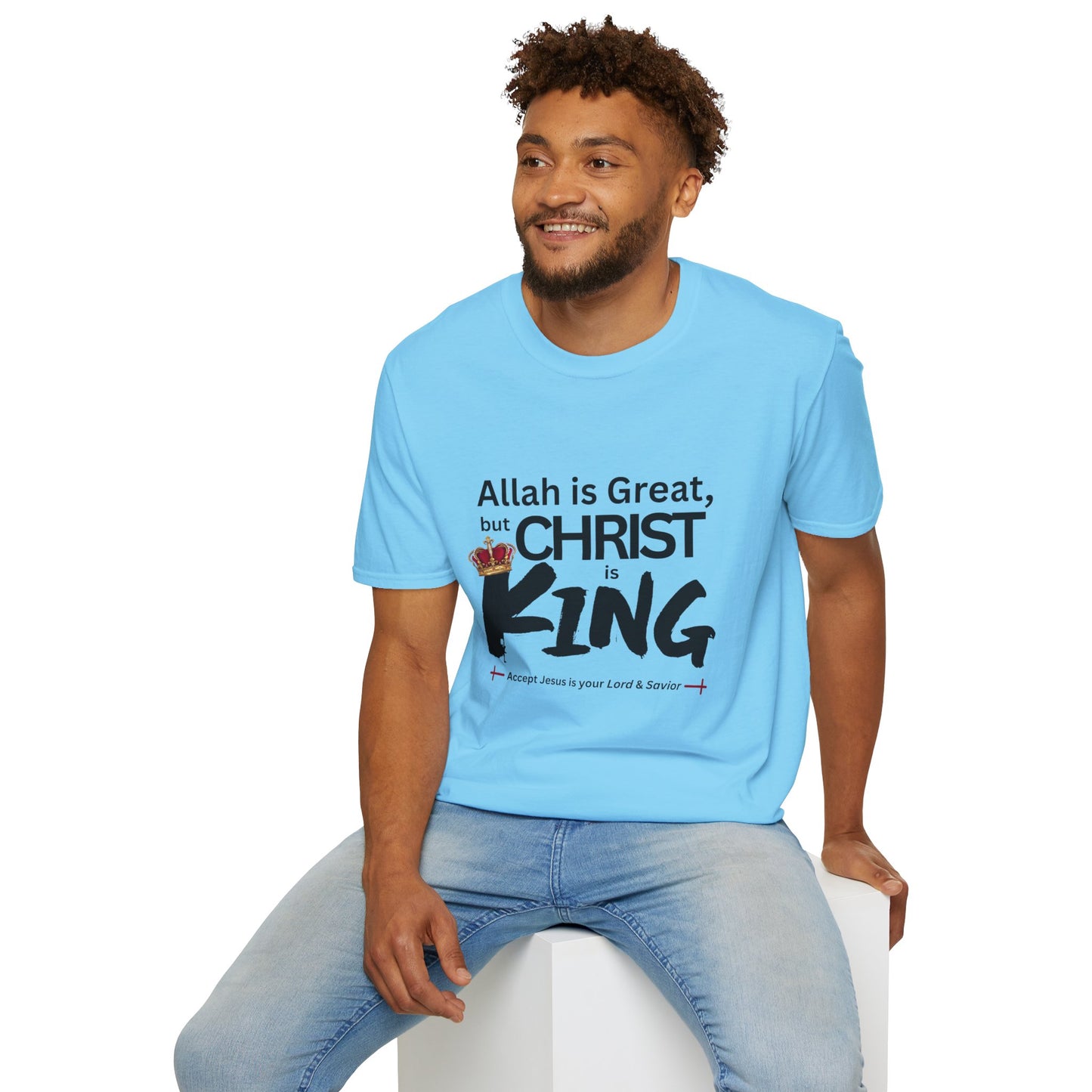 Christ is King Unisex T-shirt (Great Logo) - Sweet Baby Jeez Teez