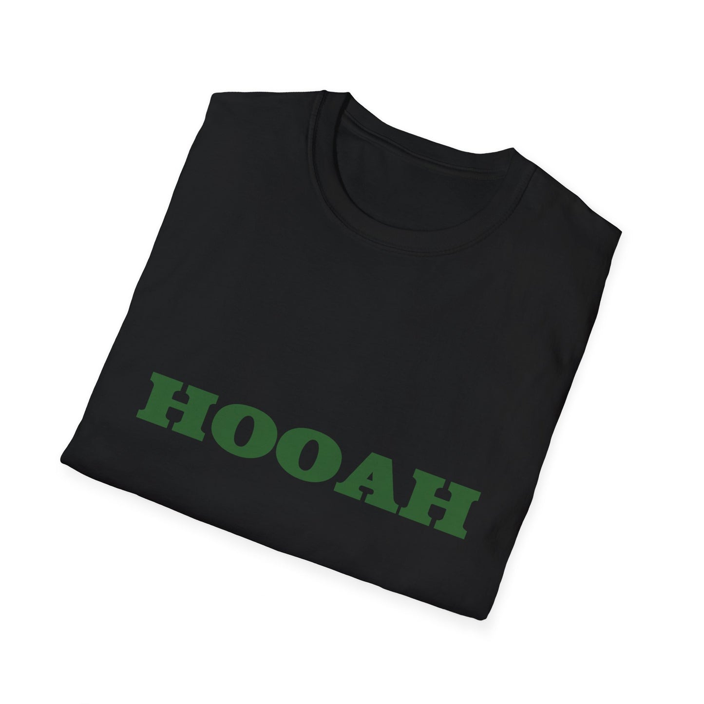 HOOAH (Army) Unisex Tshirt (MM Army Green Logo) - Sweet Baby Jeez Teez