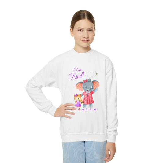 Ellalee the Elephant (TM) "Bee" Kind Girl's Sweatshirt - Sweet Baby Jeez Teez
