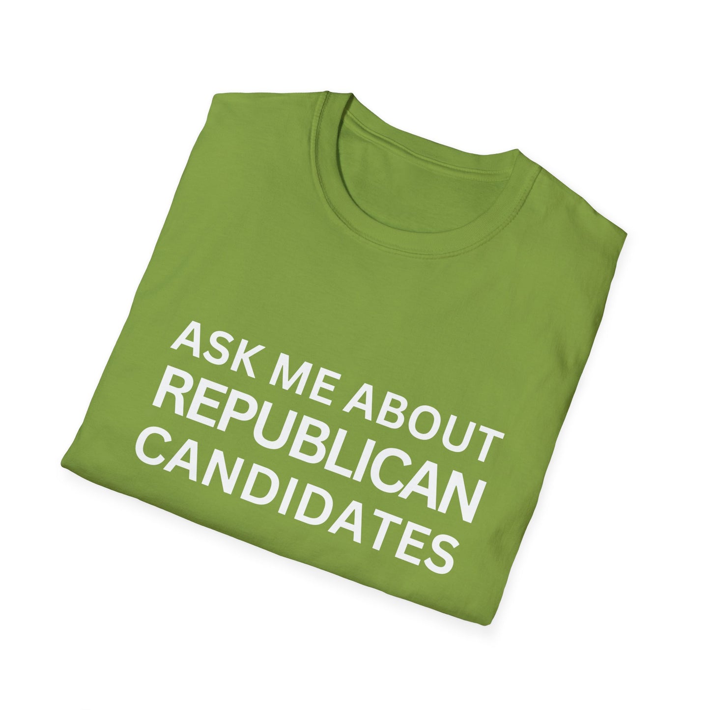 Ask Me Unisex Relaxed Tshirt (White Logo) - Sweet Baby Jeez Teez