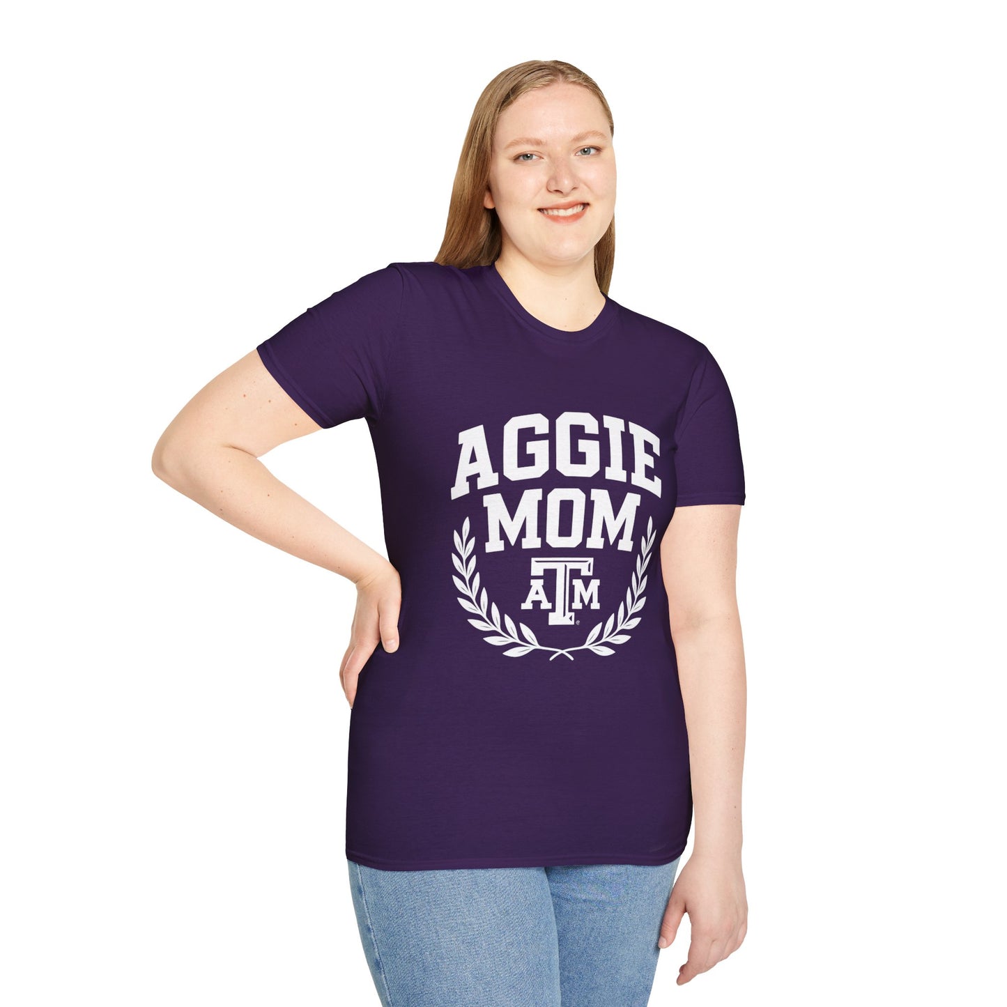 Aggie Mom Texas A&M Women's Relaxed T-shirt - Sweet Baby Jeez Teez