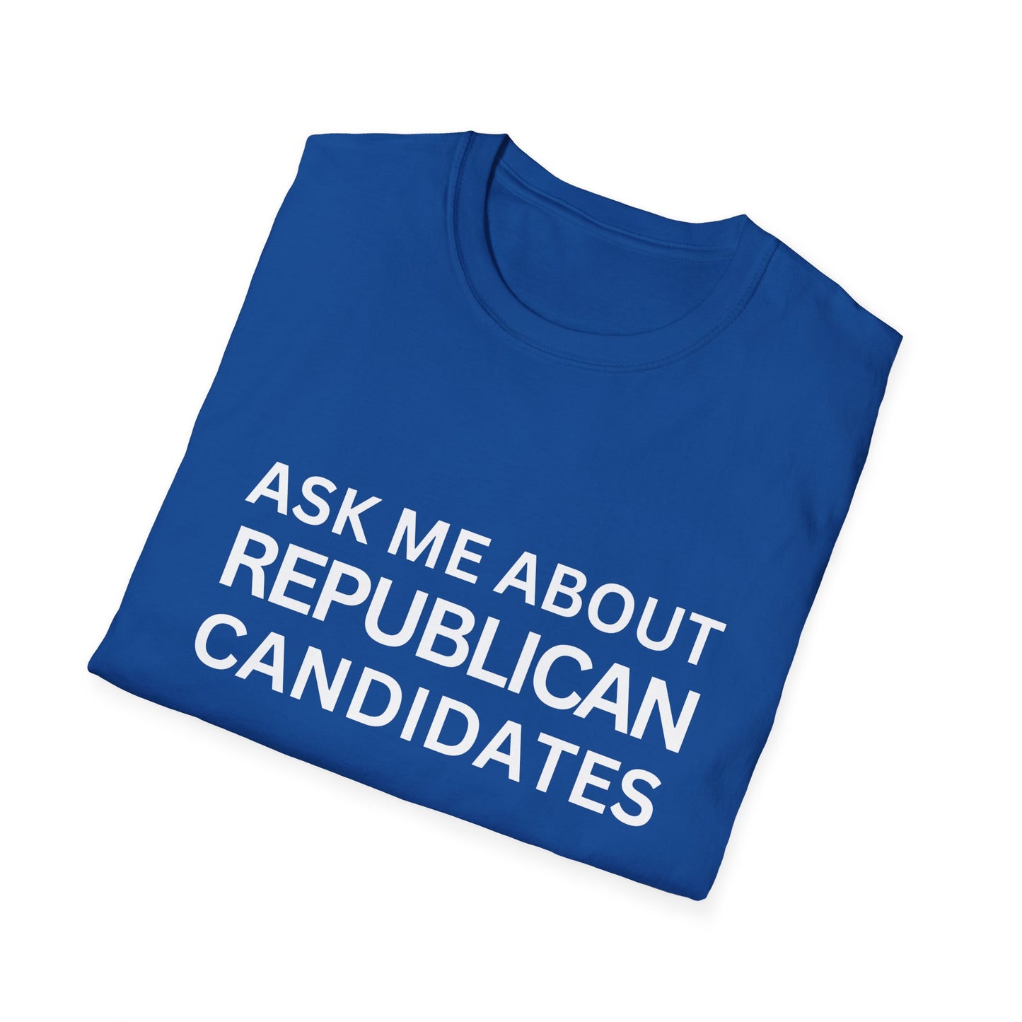 Ask Me Unisex Relaxed Tshirt (White Logo) - Sweet Baby Jeez Teez