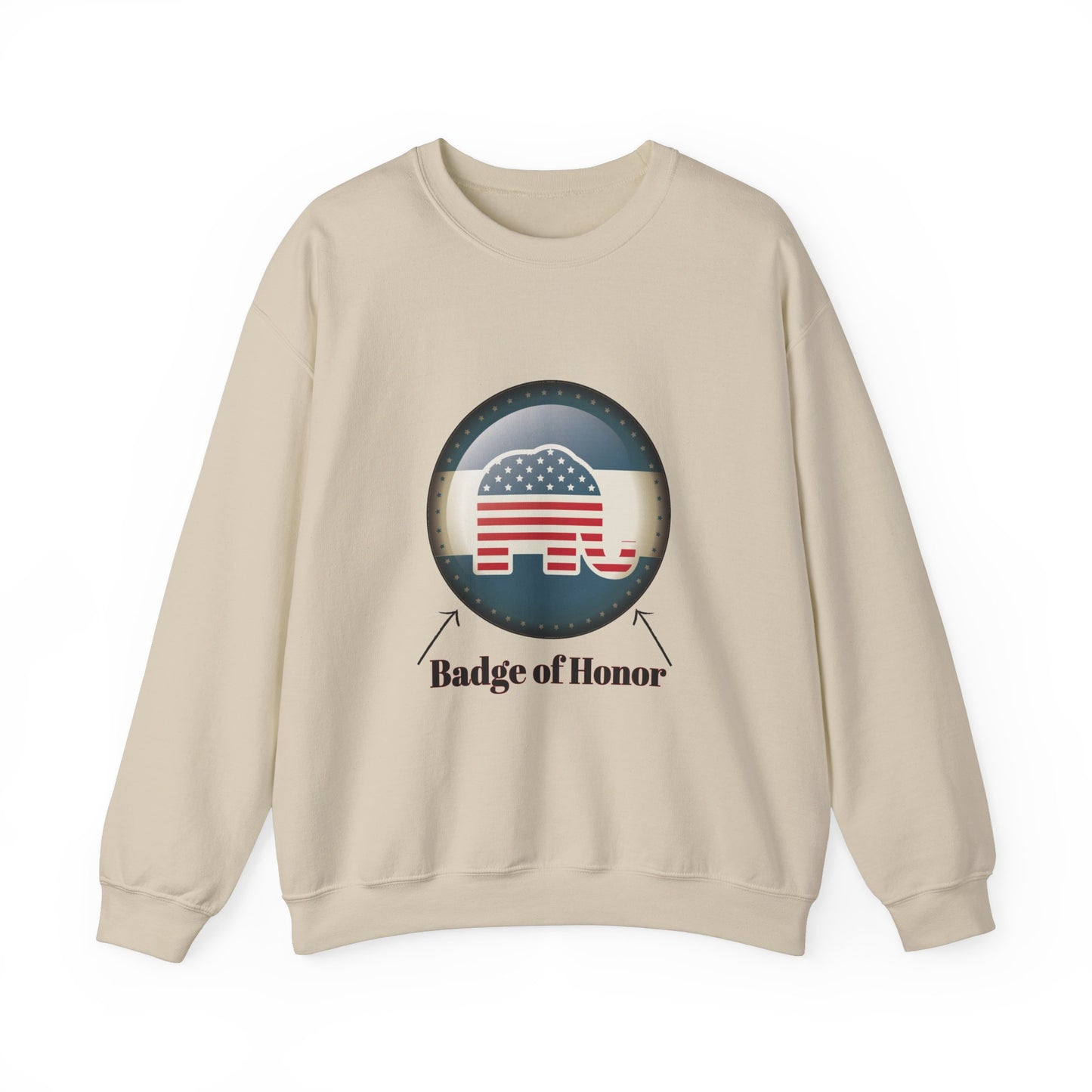 Badge of Honor Men's Sweatshirt - Sweet Baby Jeez Teez