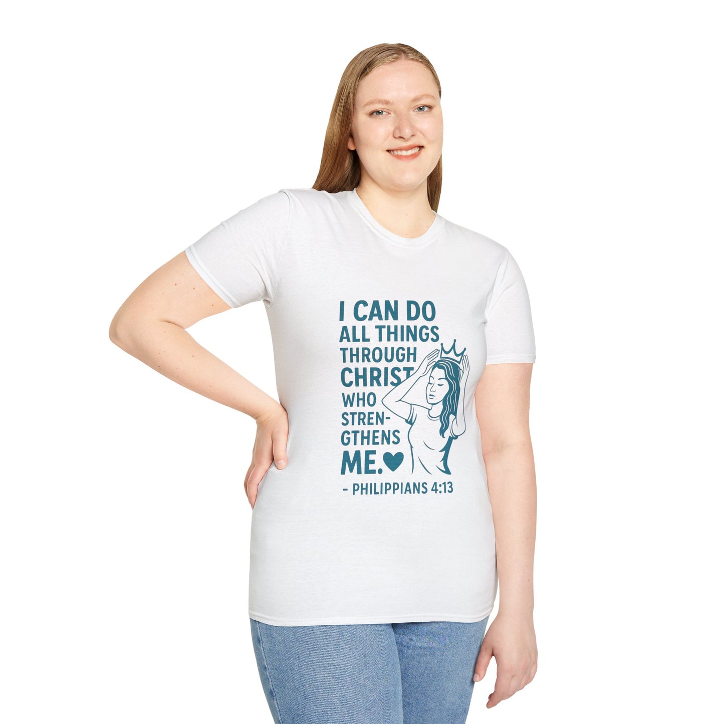 "I Can Do" Bible Verse Women's Relaxed T-Shirt