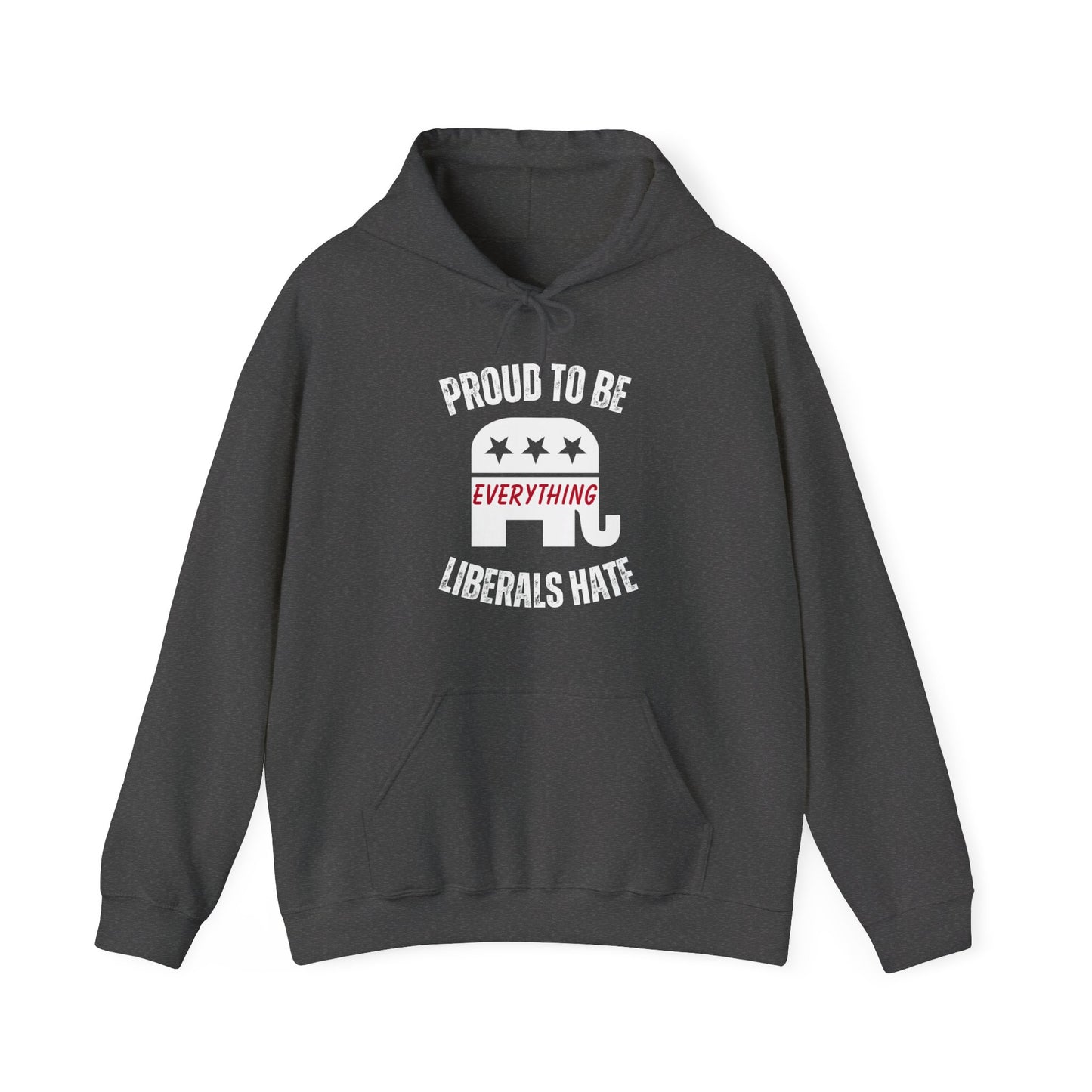 Proud to Be Men's Hoodie (White Logo) - Sweet Baby Jeez Teez