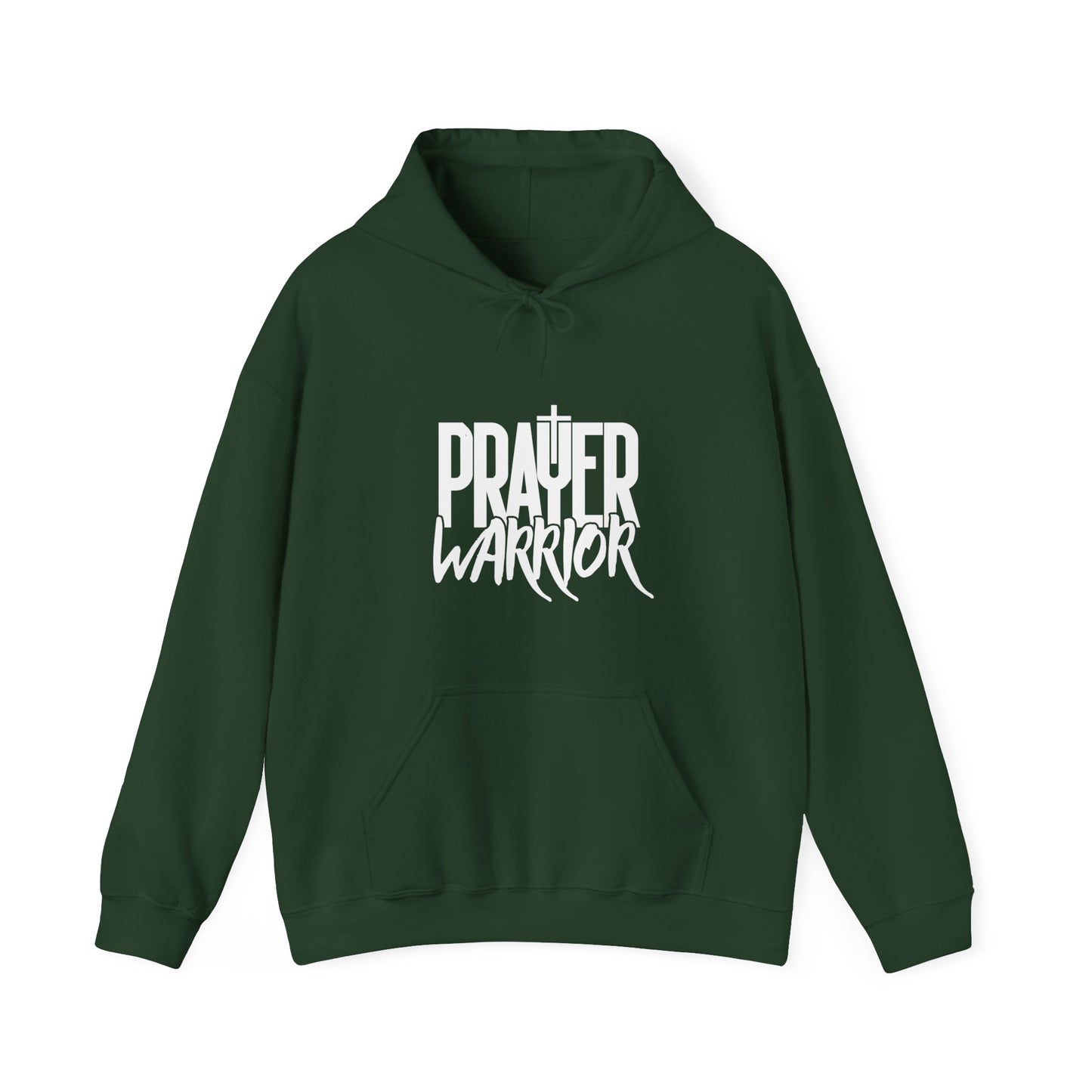 Prayer Warrior Men's Sweatshirt (White Logo) - Sweet Baby Jeez Teez