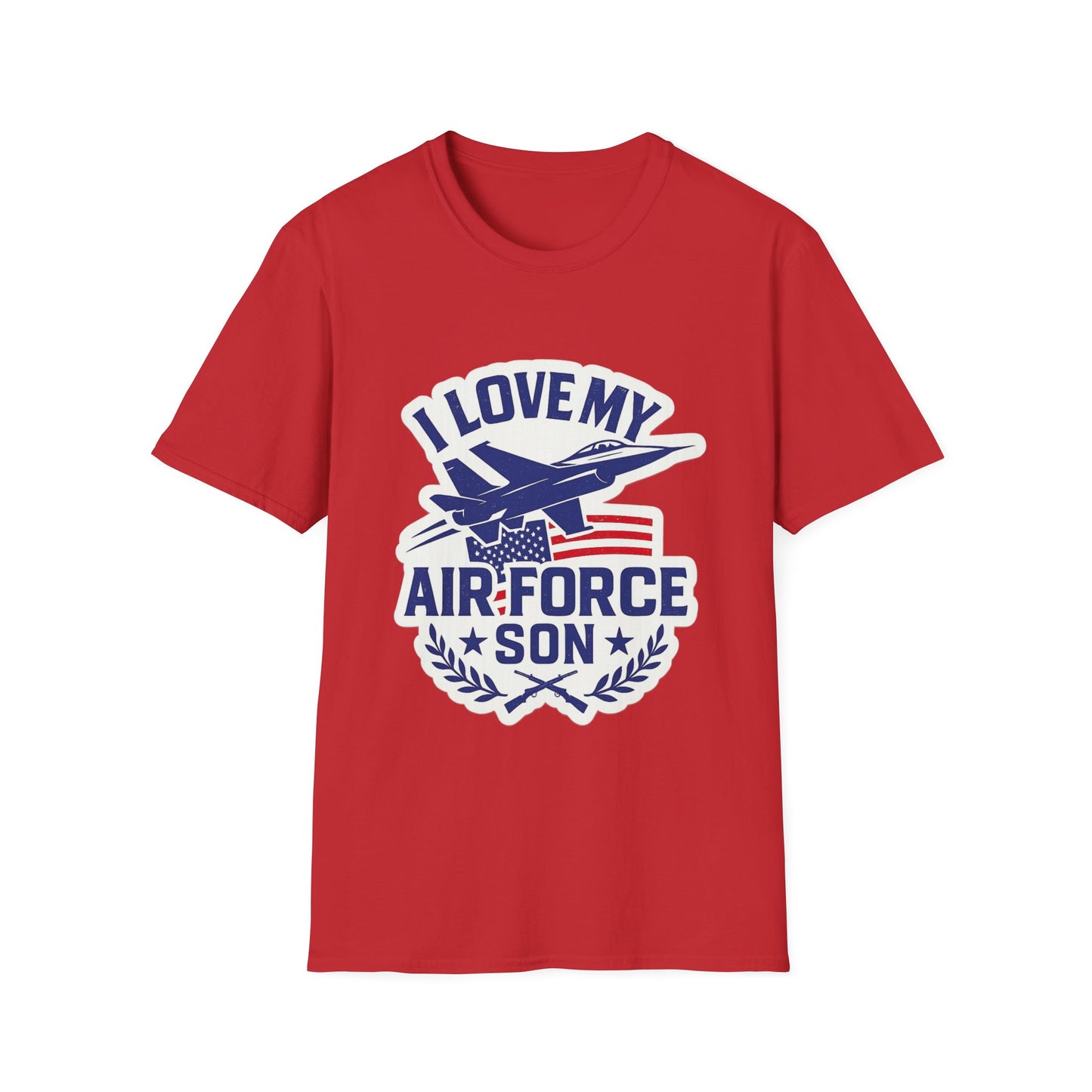 "I Love My Air Force Son" Military Patriotic Softstyle T-Shirt