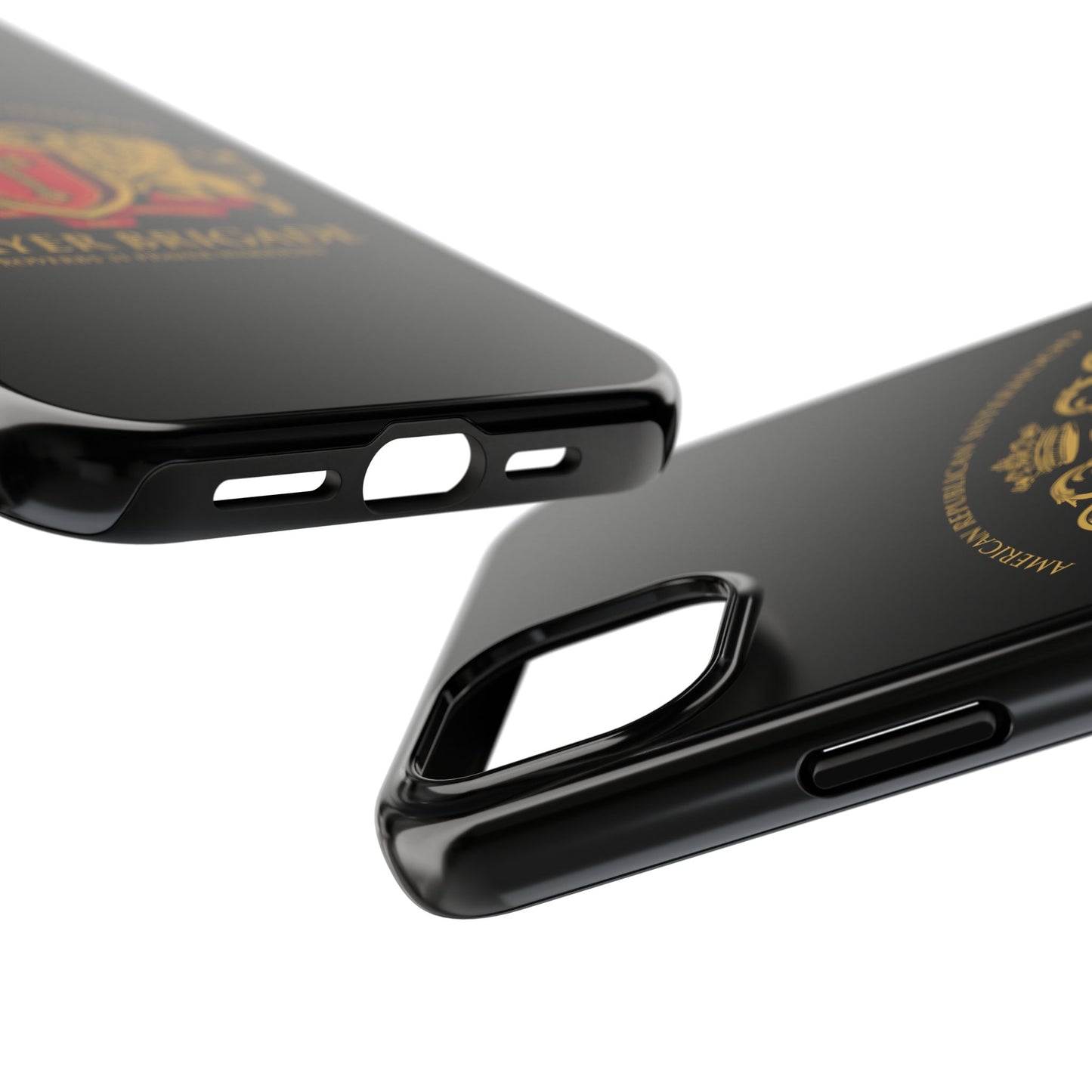 ARS Prayer Brigade Tough Phone Case (Black with Gold/Red Logo)