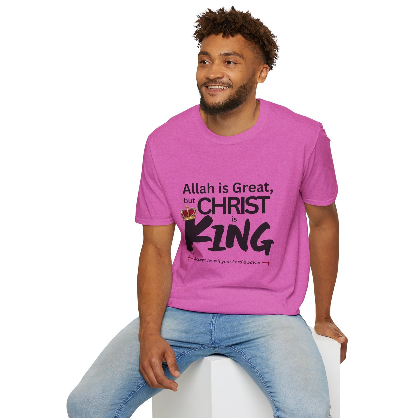Christ is King Unisex T-shirt (Great Logo) - Sweet Baby Jeez Teez