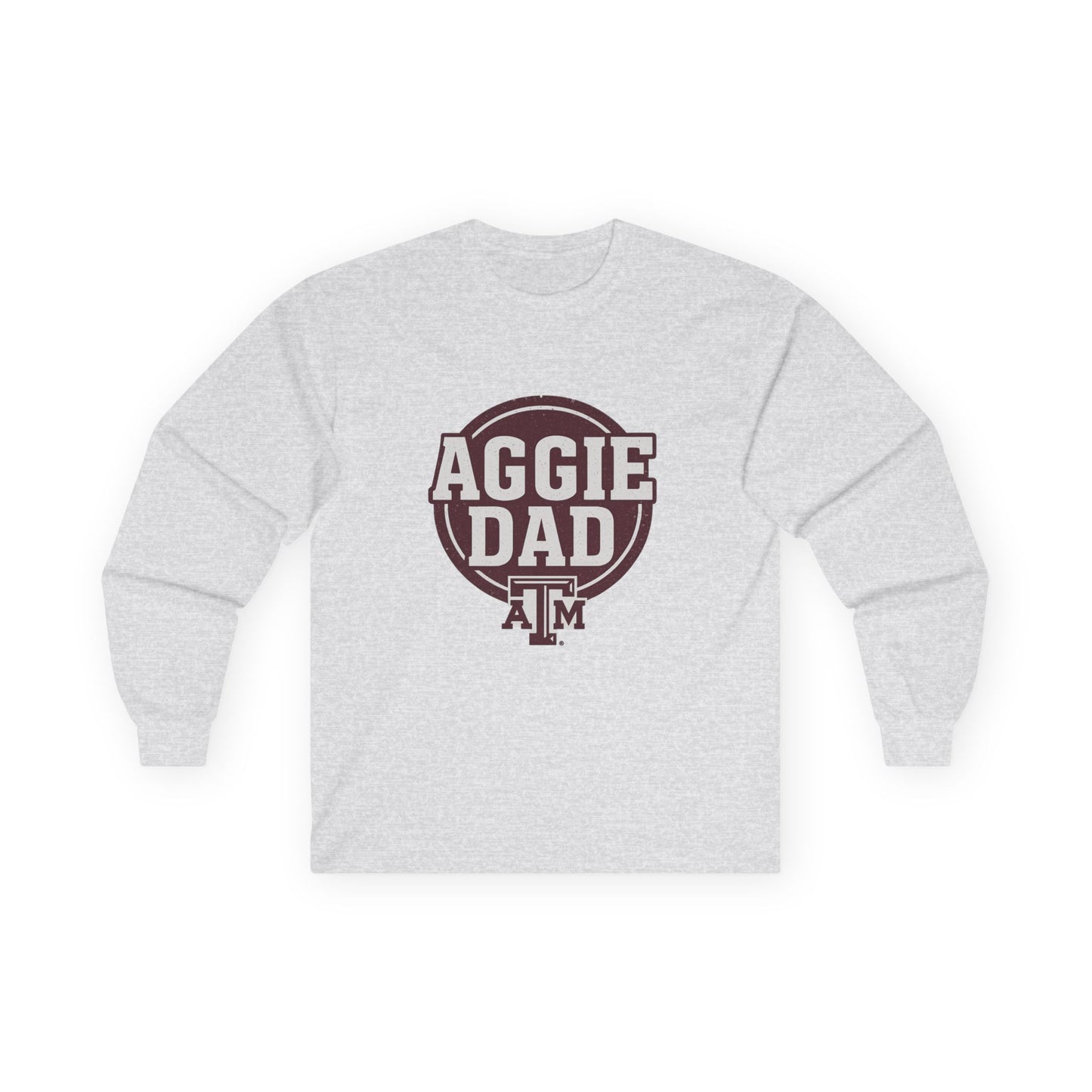 Aggie Dad Texas A&M Men's Long Sleeve Tshirt - Sweet Baby Jeez Teez