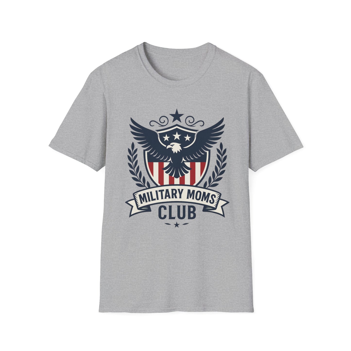 Military Moms Club Women's Relaxed Tshirt (Crest Logo) - Sweet Baby Jeez Teez