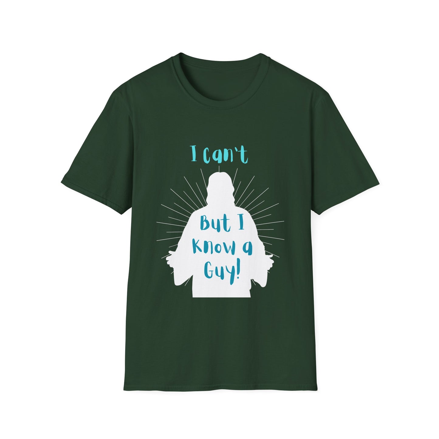 I Know a Guy Men's Tshirt (White Logo) - Sweet Baby Jeez Teez