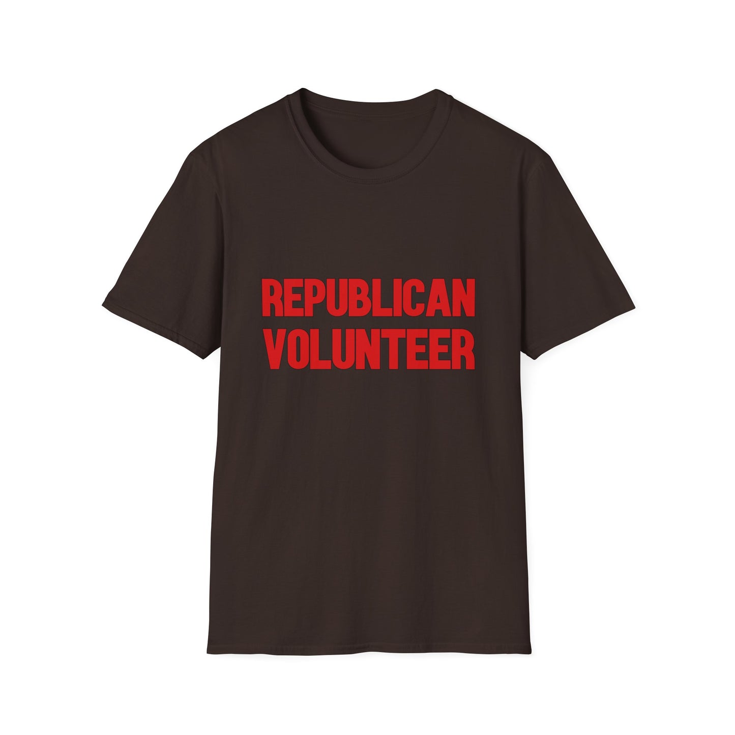 Republican Volunteer Unisex Tshirt (Red Logo) - Sweet Baby Jeez Teez