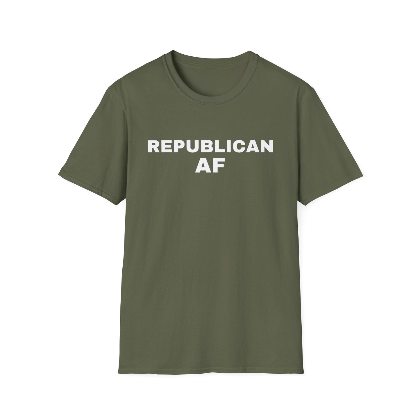 Republican AF Men's Tshirt (White Logo) - Sweet Baby Jeez Teez