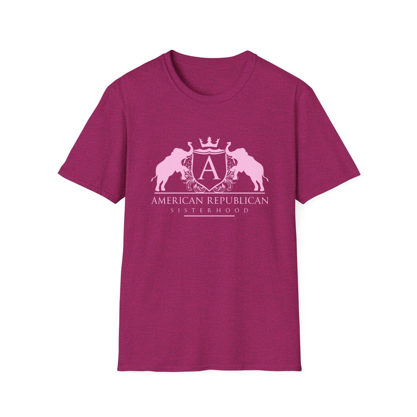 ARS Logo Women's Relaxed/Plus Tshirt (ARS - Baby Pink Logo)