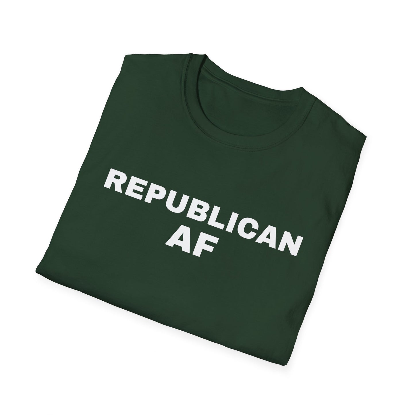 Republican AF Men's Tshirt (White Logo) - Sweet Baby Jeez Teez